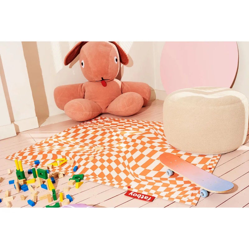 Fatboy Point Sherpa Pouf Large (Ecru) – Premium Soft Round Ottoman Stool 70x40 cm for Living Room, Bedroom & Lounge Seating – Versatile Modern Floor Pouffe for Footrest, Kids, Decor & Relaxing - Image 5